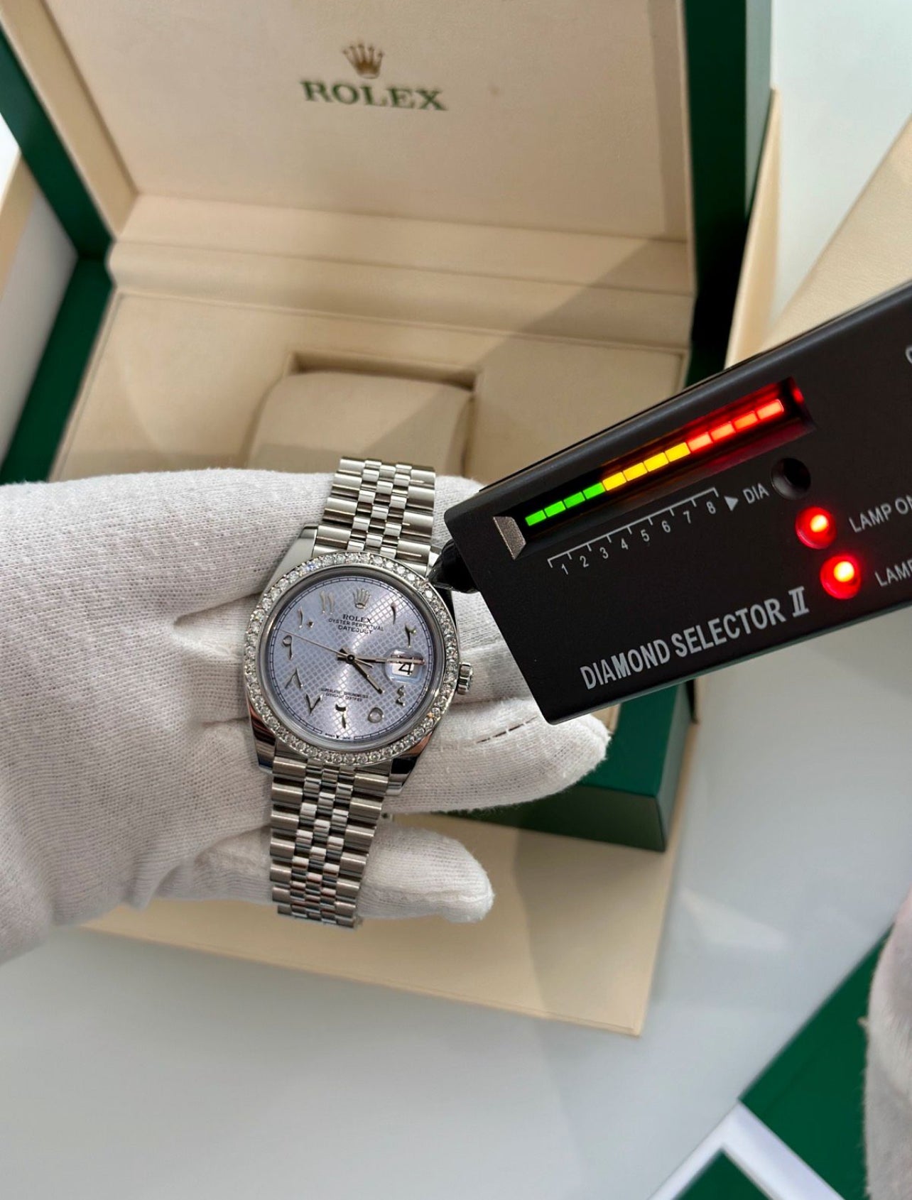 Rolex Datejust Iced Bezel