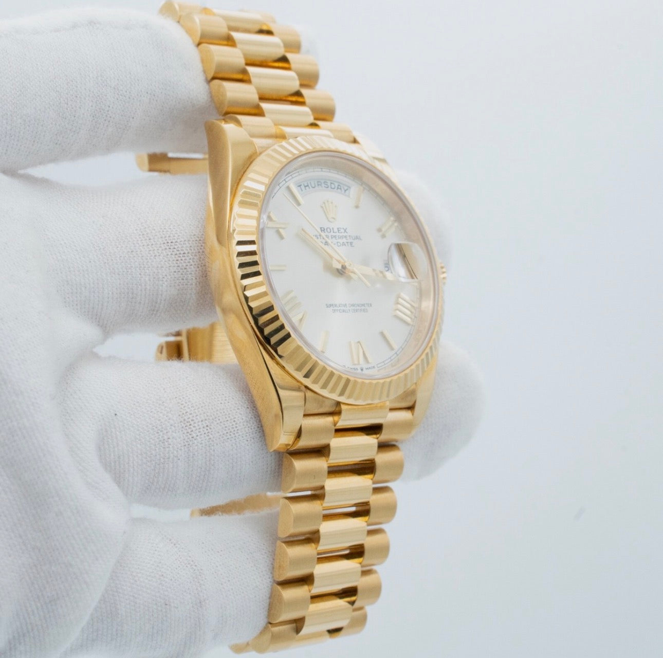 Rolex Day-Date 40 228238-0042 White Dial 40mm