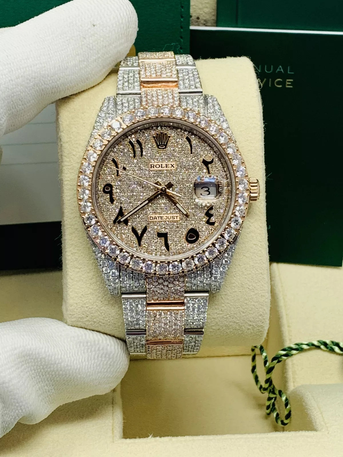Rolex Men's Datejust 41mm Iced Out
