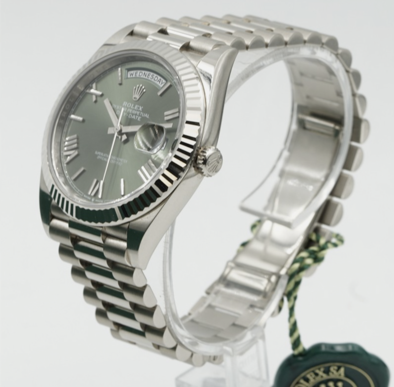 Rolex Day-Date 40 228239 ORGP Olive Green Roman Dial