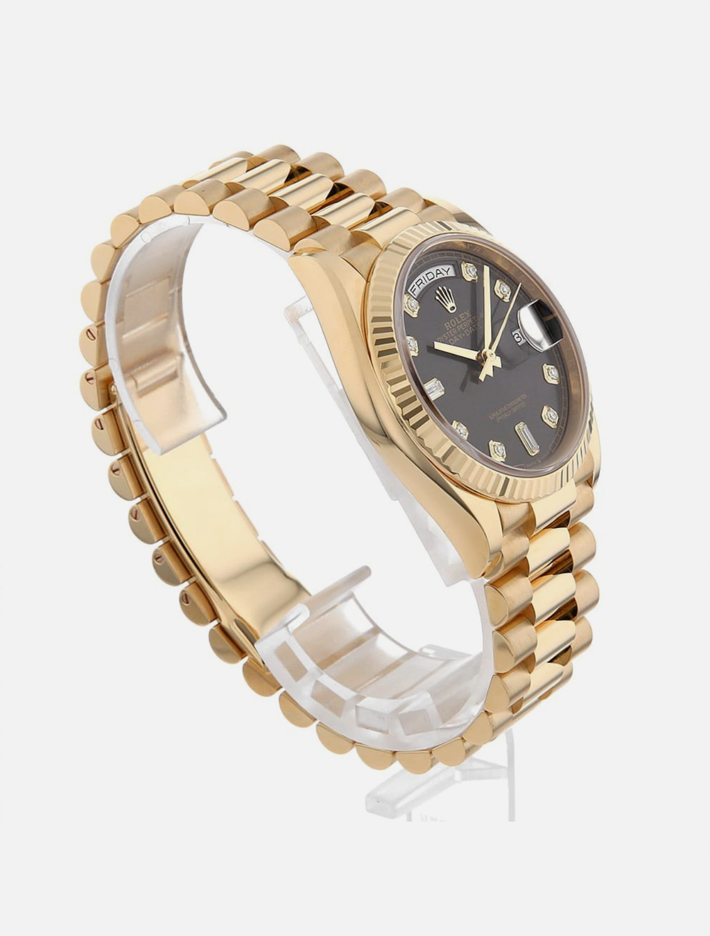 Rolex Day-Date 36 Everose Gold 128235 Choco Diamond