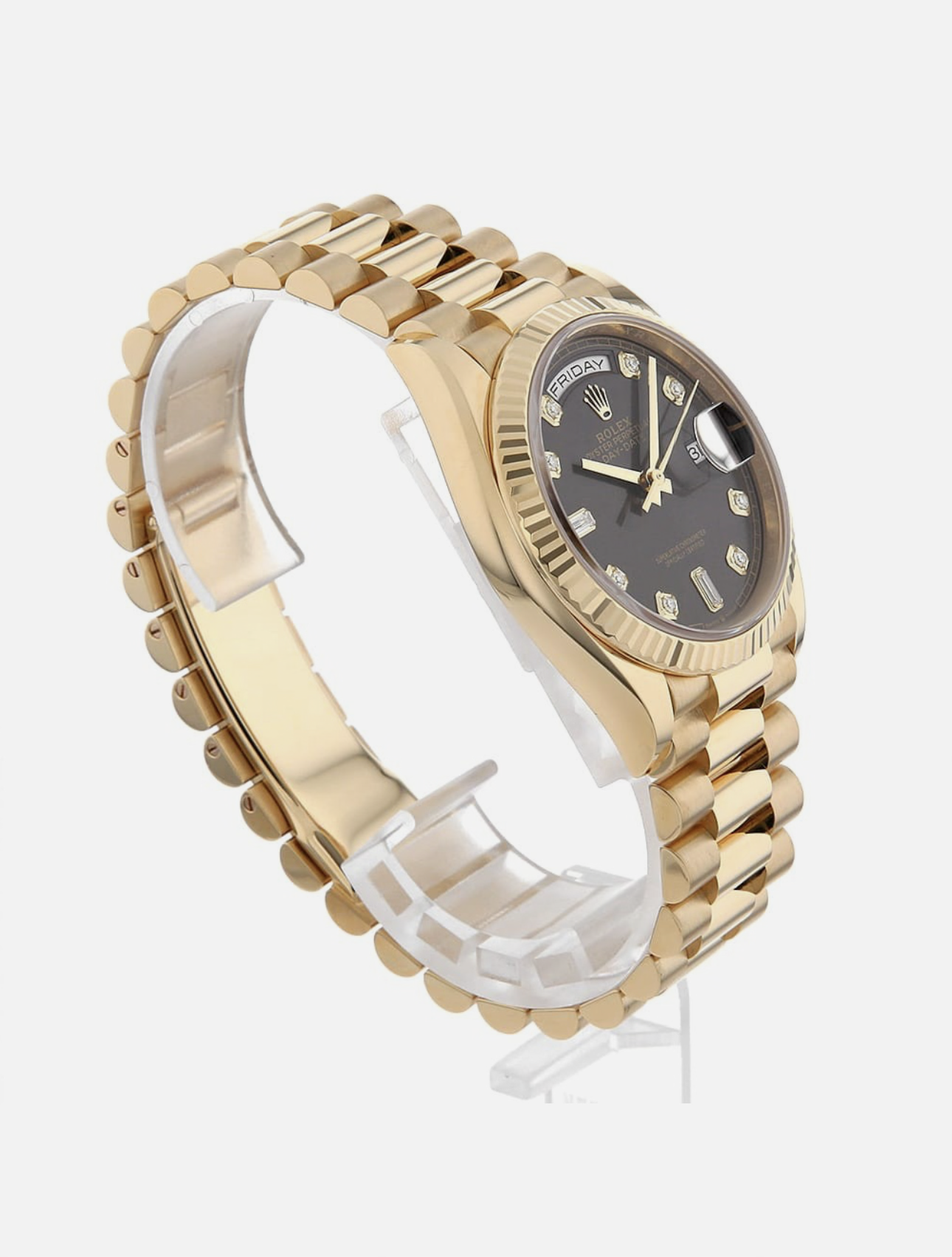 Rolex Day-Date 36 Everose Gold 128235 Choco Diamond