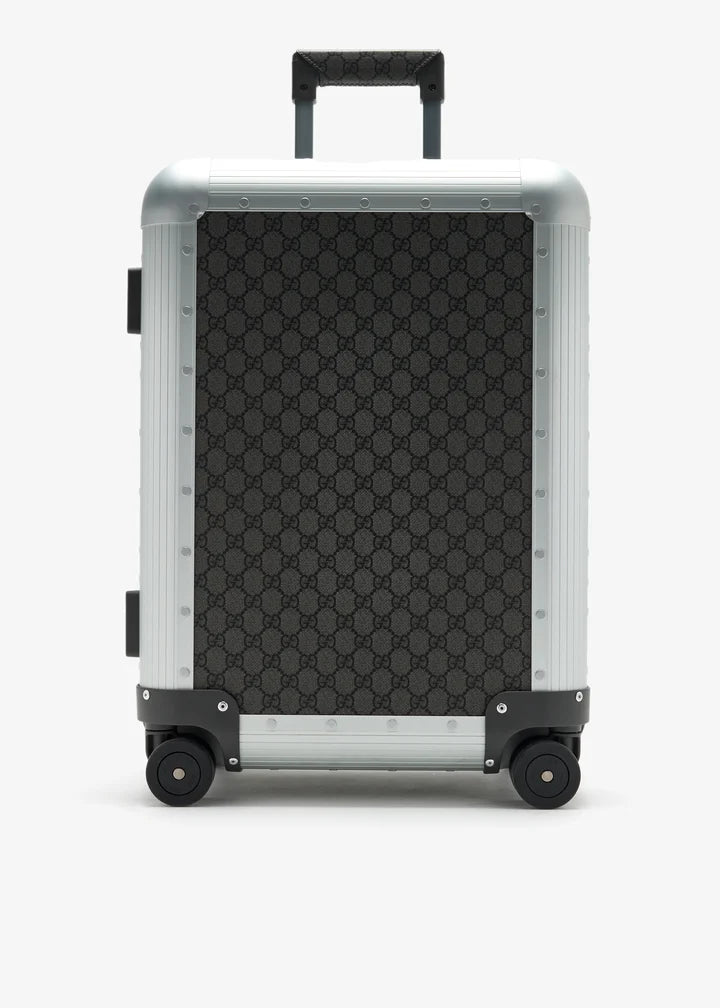 Gucci Aluminum GG cabin trolley