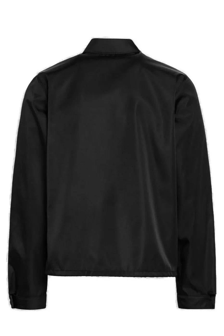 Prada Logo Plaque Zipped Jacket
