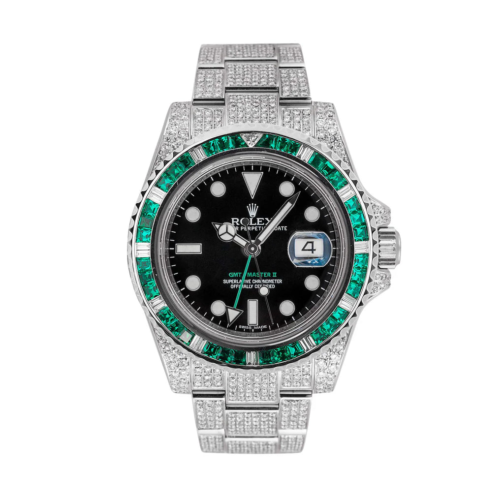 Rolex GMT-Master II 116710LN Diamond Set