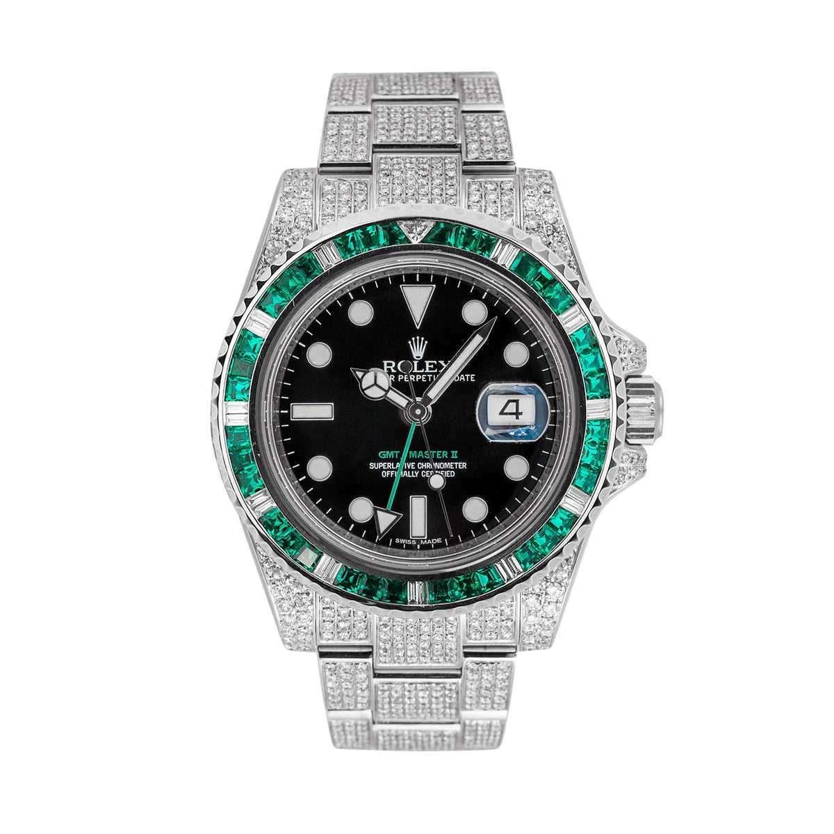 Rolex GMT-Master II 116710LN Diamond Set