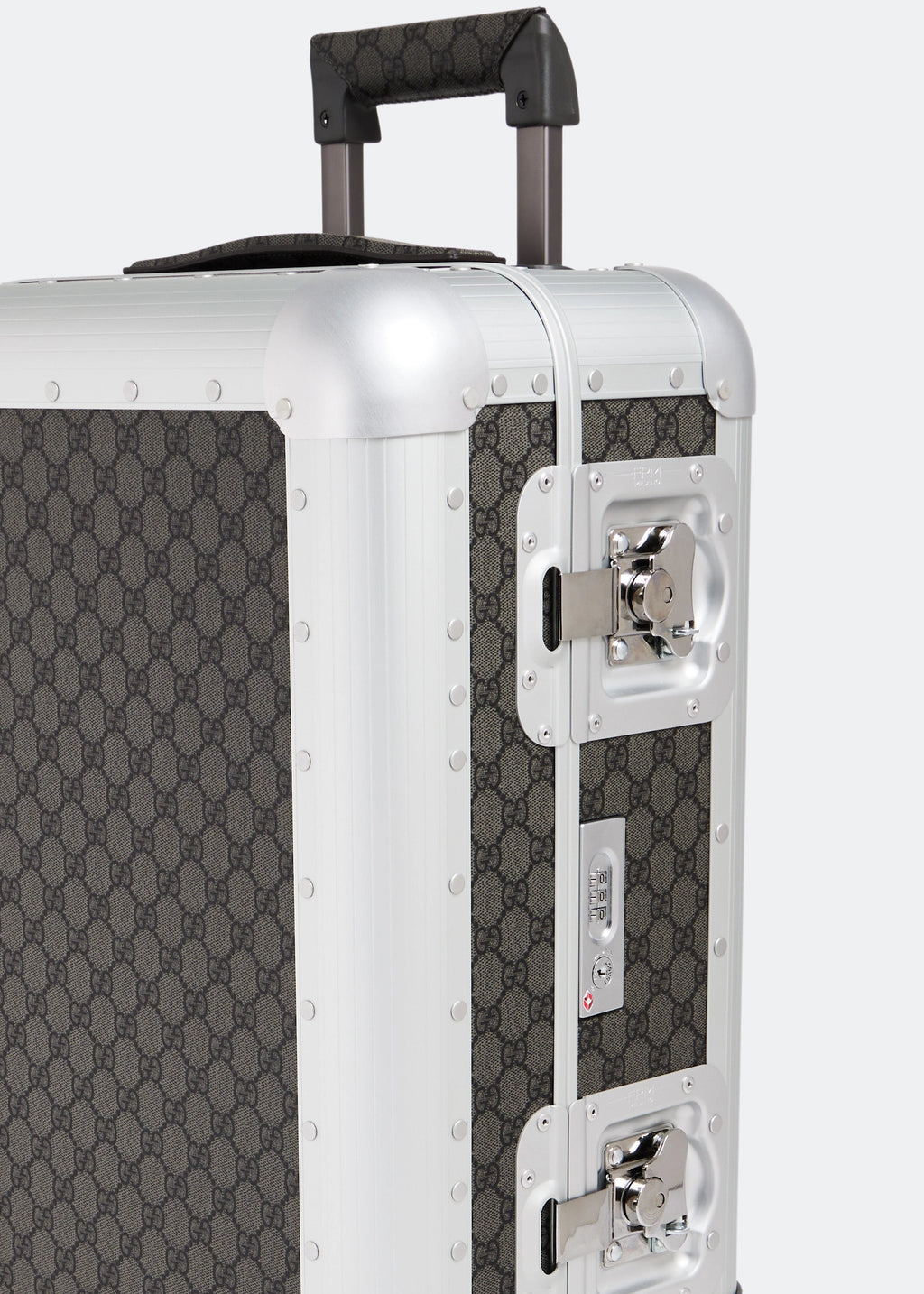 Gucci Aluminum GG cabin trolley