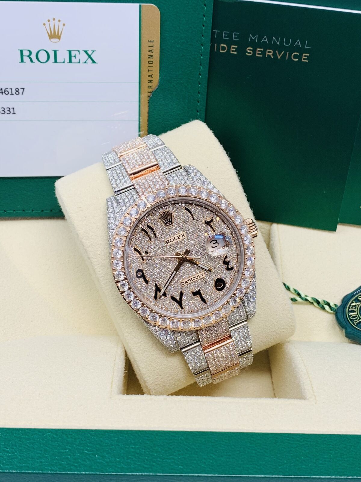 Rolex Men's Datejust 41mm Iced Out