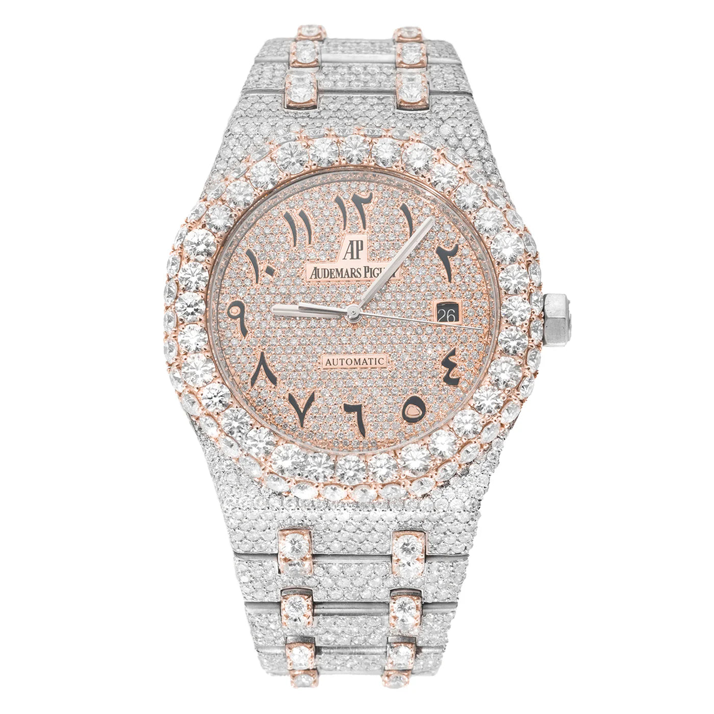 Iced Out Audemars Piguet Arabic Dial
