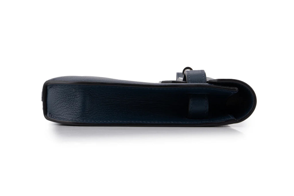 Hermès Kelly 25 Depeches Evercolour Navy Bleu
