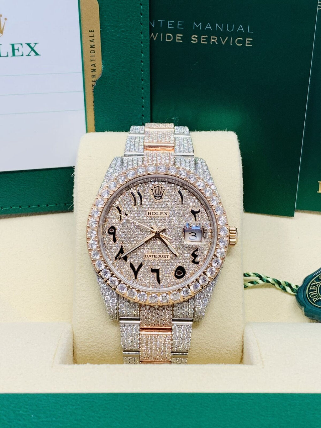 Rolex Men's Datejust 41mm Iced Out
