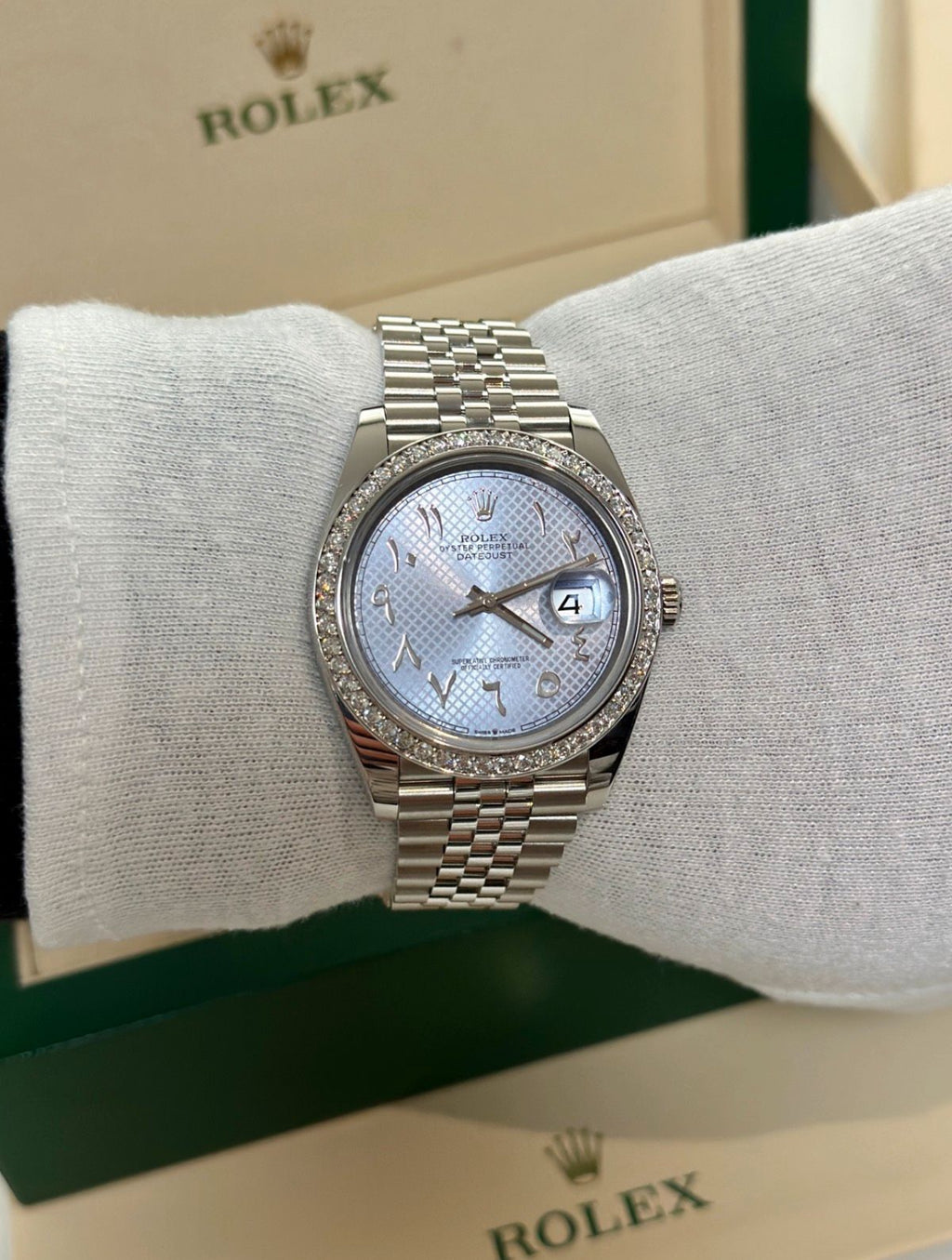 Rolex Datejust Iced Bezel