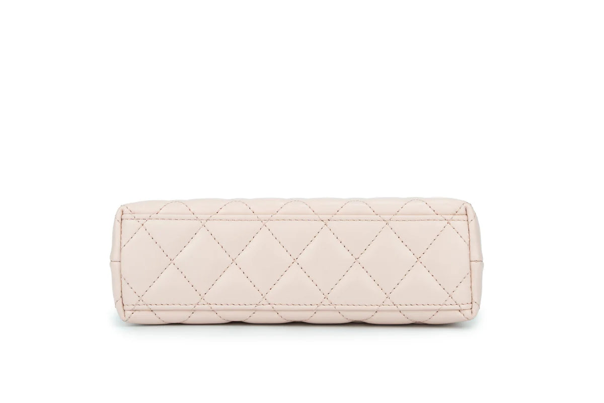Chanel Kelly Small Shopping Bag Calfskin Light Pink