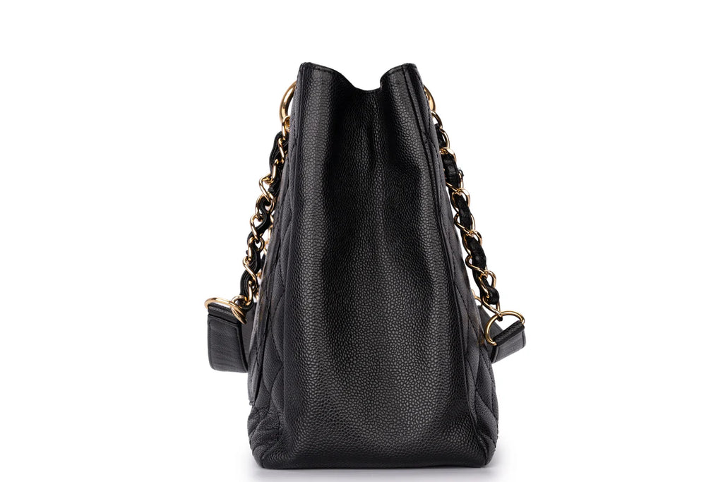 Chanel Grand Shopping Tote Bag Caviar Black