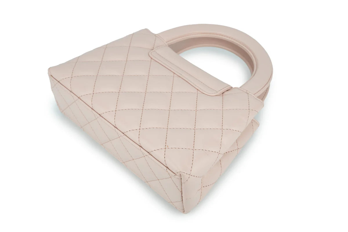Chanel Kelly Small Shopping Bag Calfskin Light Pink