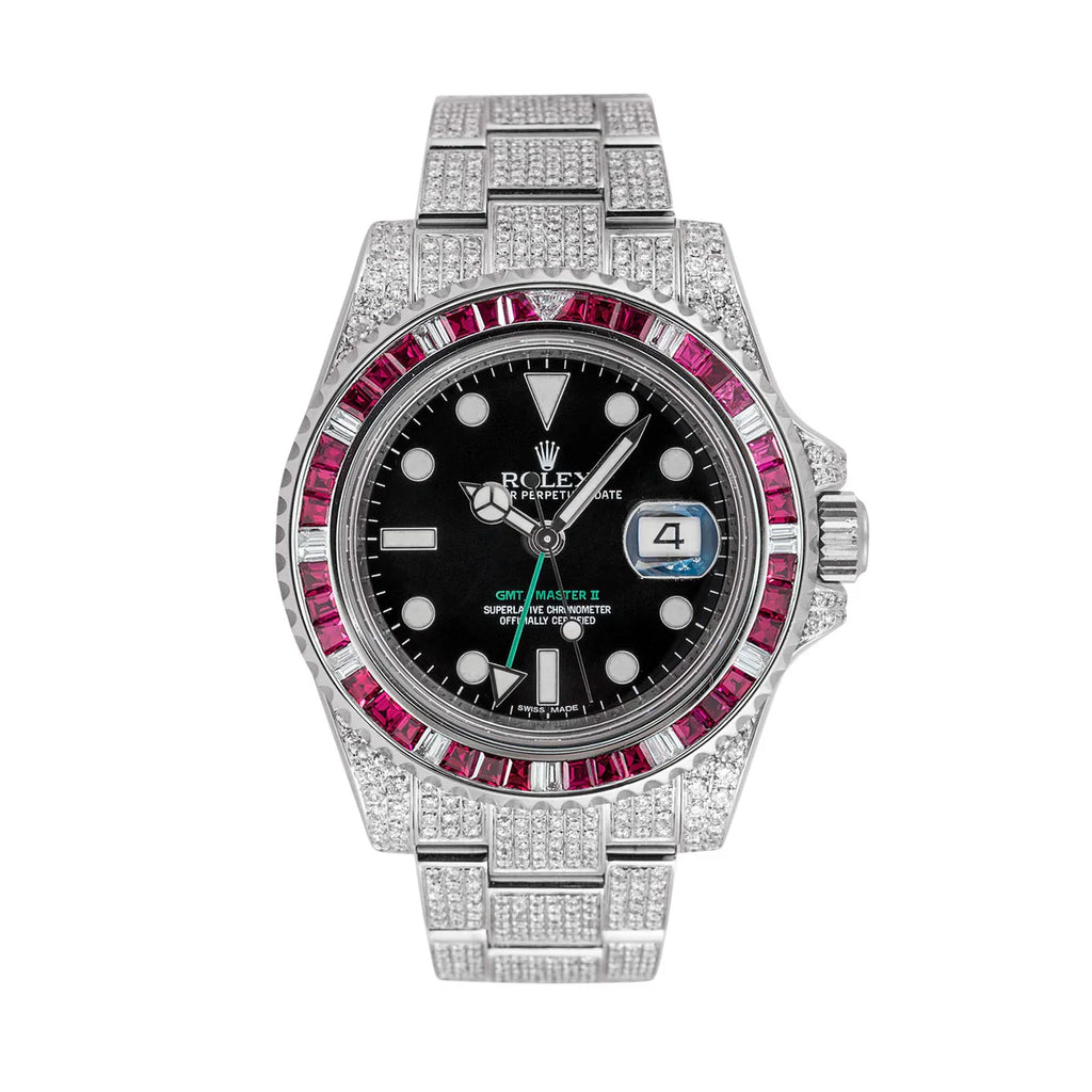 Rolex GMT-Master II 116710LN Diamond Set
